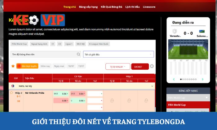 Giới thiệu trang Tylebongda Giới thiệu đôi nét về trang Tylebongda